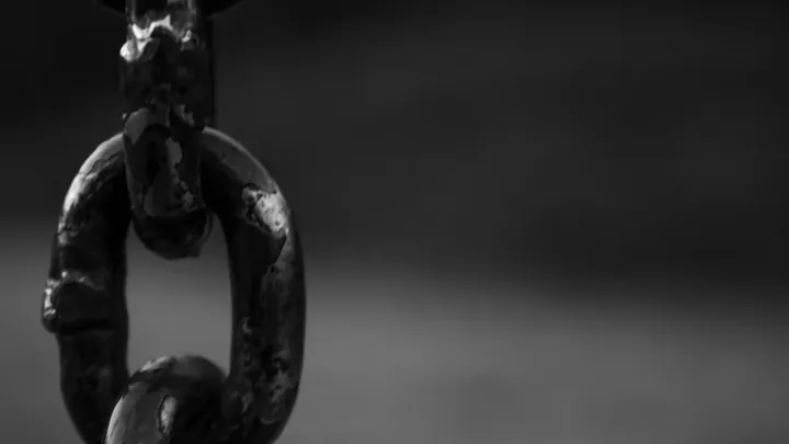 A padlock